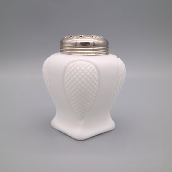 Vintage Milk Glass Single Salt Pepper Shaker - Picture 1 of 6